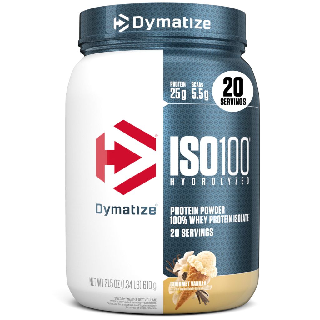 Dymatize ISO100 Whey Protein Powder Isolate - Gourmet Vanilla, 1.34lb.