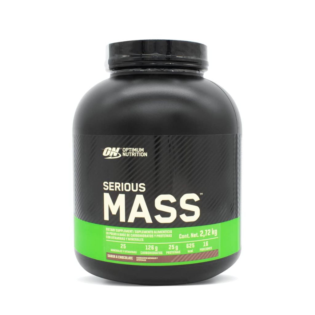 Optimum Nutrition Serious Mass Gainer Protein Powder - Chocolate, 6 lbs