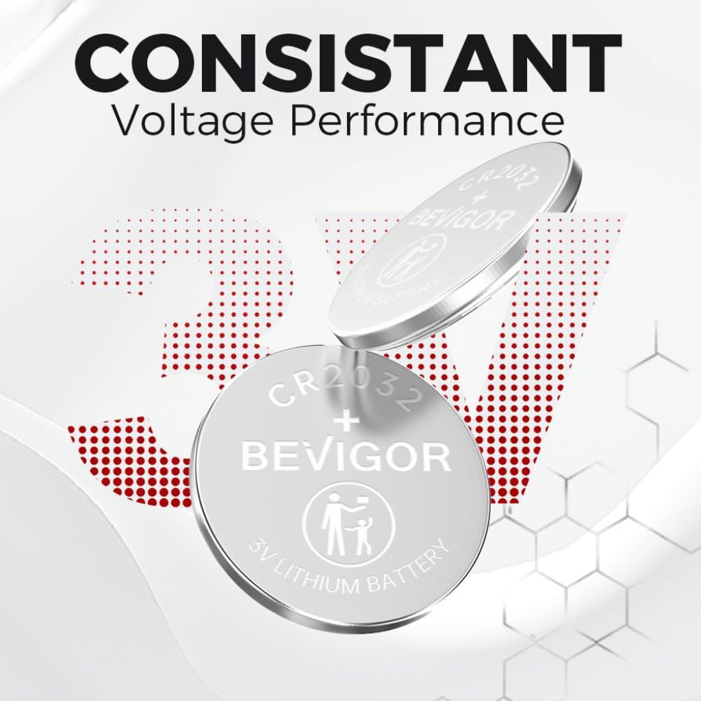 BEVIGOR Lithium Coin Cell Batteries - CR2032 - 16 Pack