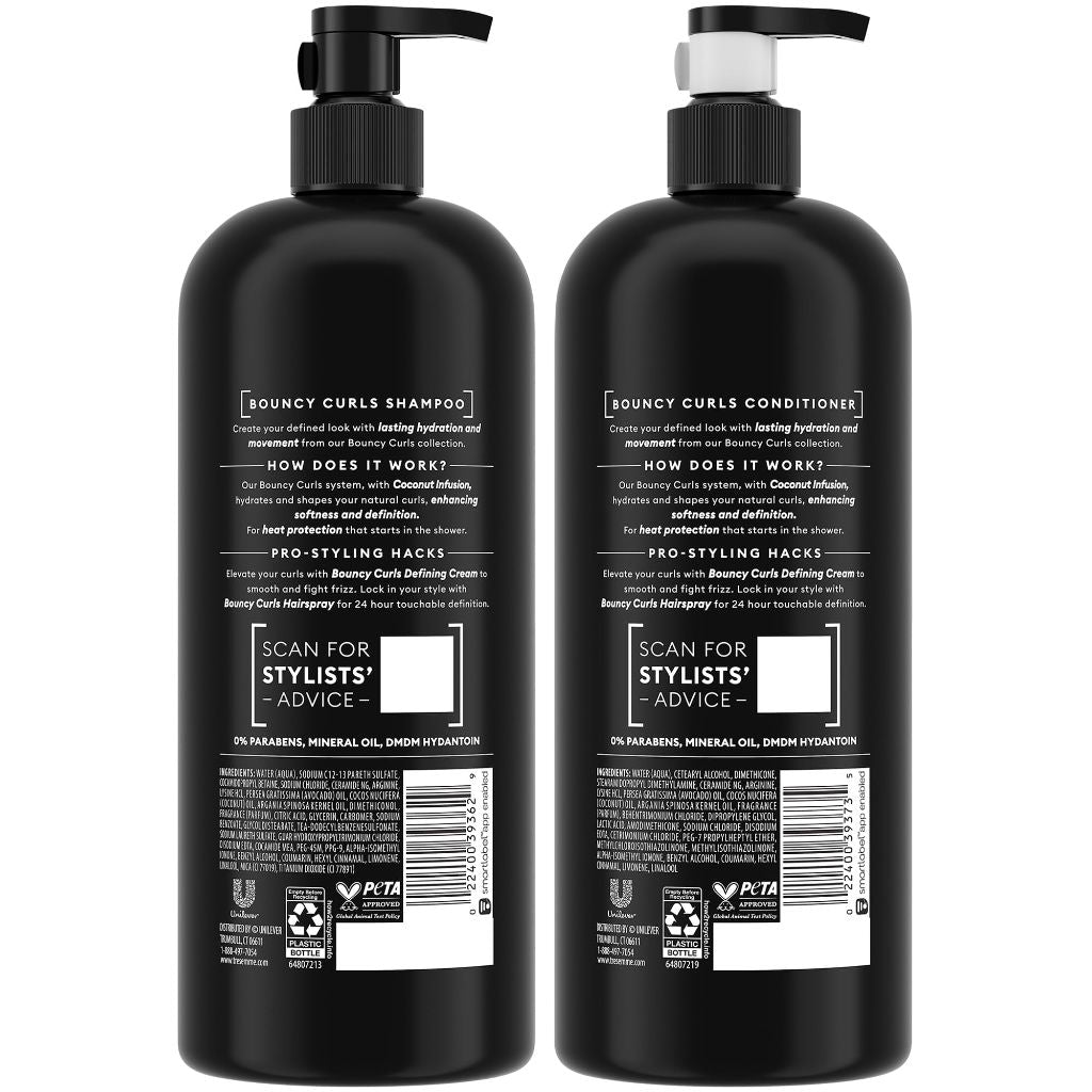 TRESemmé Bouncy Curls + Coconut Infusion Shampoo and Conditioner Set - 28 fl. oz. ea.