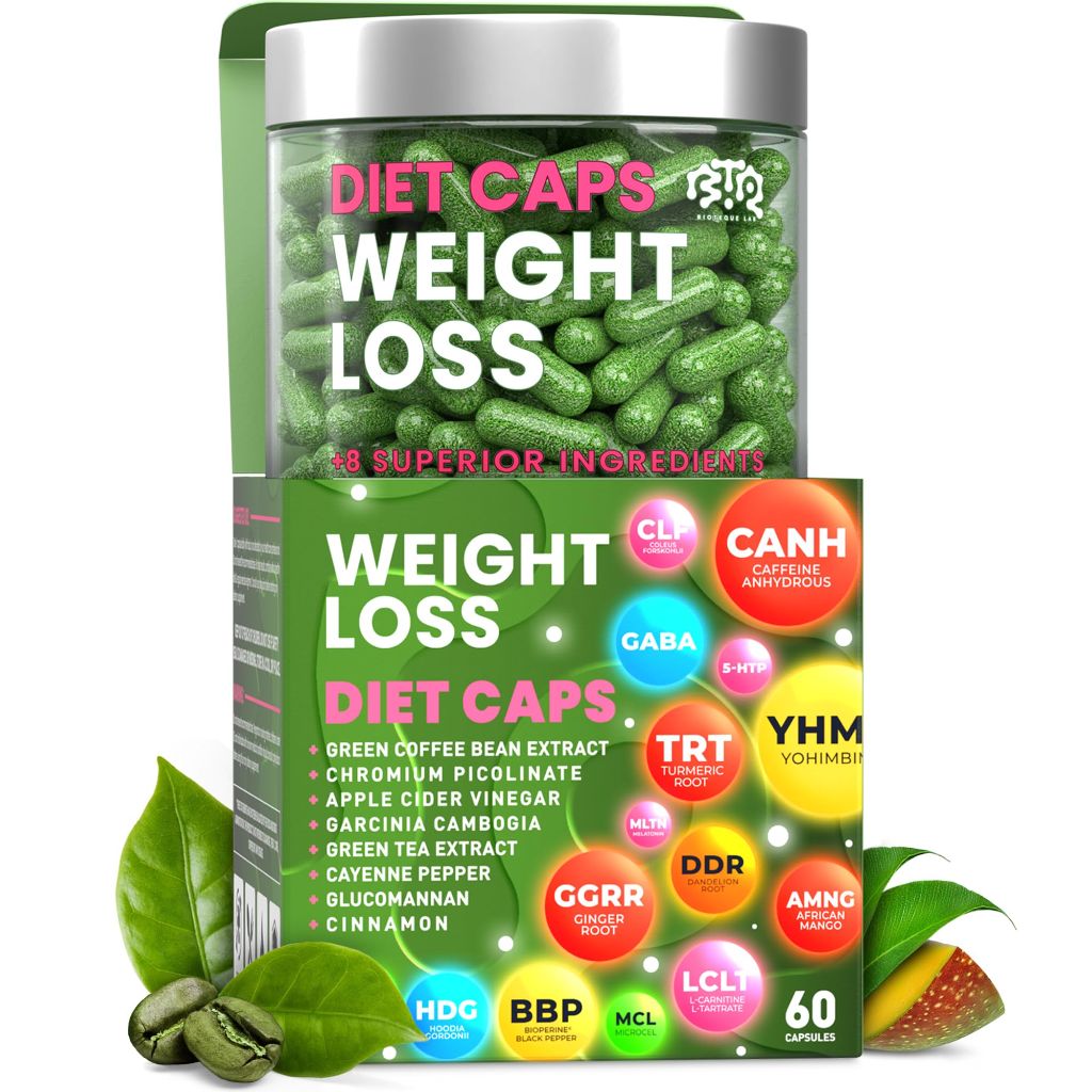 BIOTEQUELAB  Natural Appetite Suppressant Weight Loss Diet Capsules - 60ct.