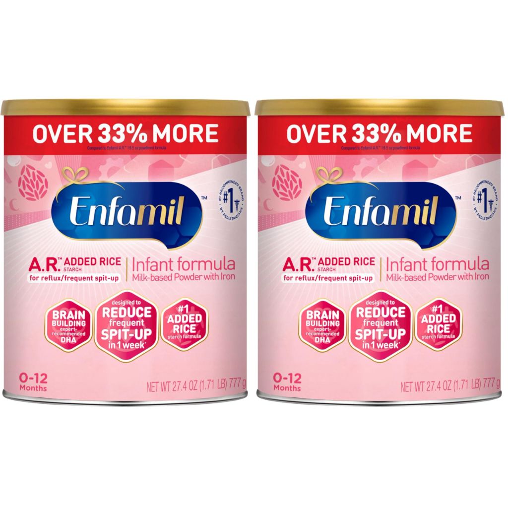 Enfamil A.R. Added Rice Infant Formula Powder - 27.4oz (2 Pack)