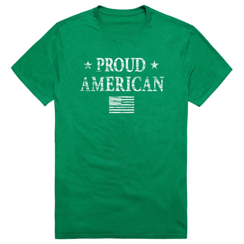 Rapiddominance "Proud American" T-Shirt - Kelly Green, Size Small