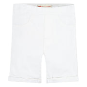 Levi's Girl's Stretch Pull-On Midi Shorts - White, Size 12
