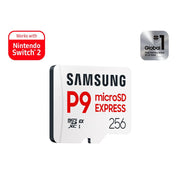 Samsung P9 Express microSD Express Card, 256GB microSDXC Memory Card, Up to 800 MB/s, for Nintendo-Switch