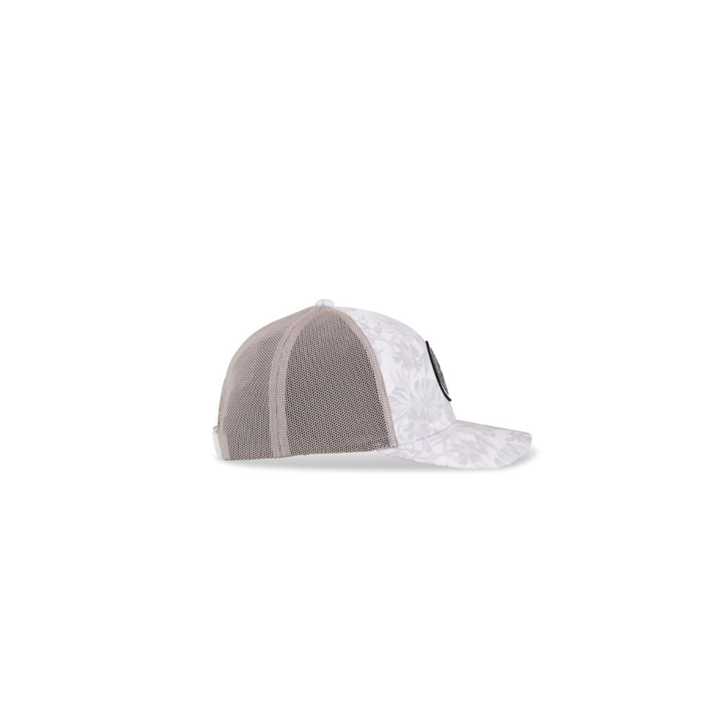 Callaway Golf Playing Through Trucker Collection Snapback Hat - White Tropical, One Size