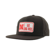 Zephyr Hats Flat Snapback Z11 Hat - Nebraska Cornhuskers, Charcoal (One Size)