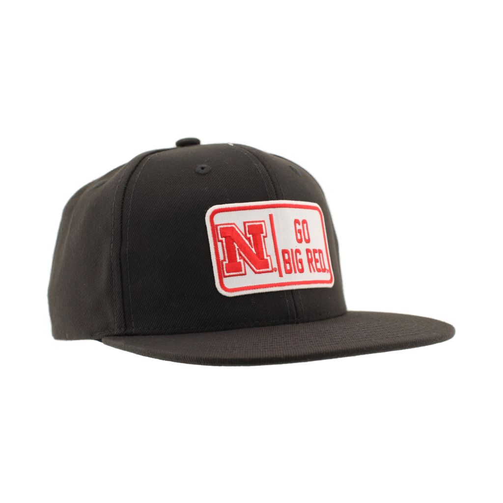 Zephyr Hats Flat Snapback Z11 Hat - Nebraska Cornhuskers, Charcoal (One Size)