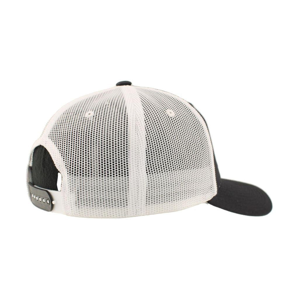 Zephyr Hats Standard Snapback Hat - Michigan Wolverines Big Rig Patch, Black/White (One Size)