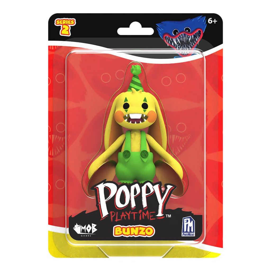 Poppy Playtime, Bunzo Bunny Action Figure (5" Tall Posable Figure, Series 2)