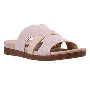 REVITALIGN Women's Lisbon Slip-On Sandals - Linen, Size 12B