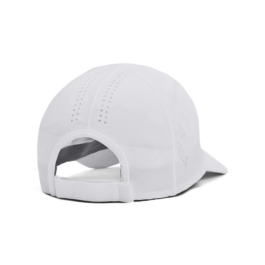 Under Armour Men's Iso-Chill Launch Run Adjustable Hat - White/Reflective, One Size