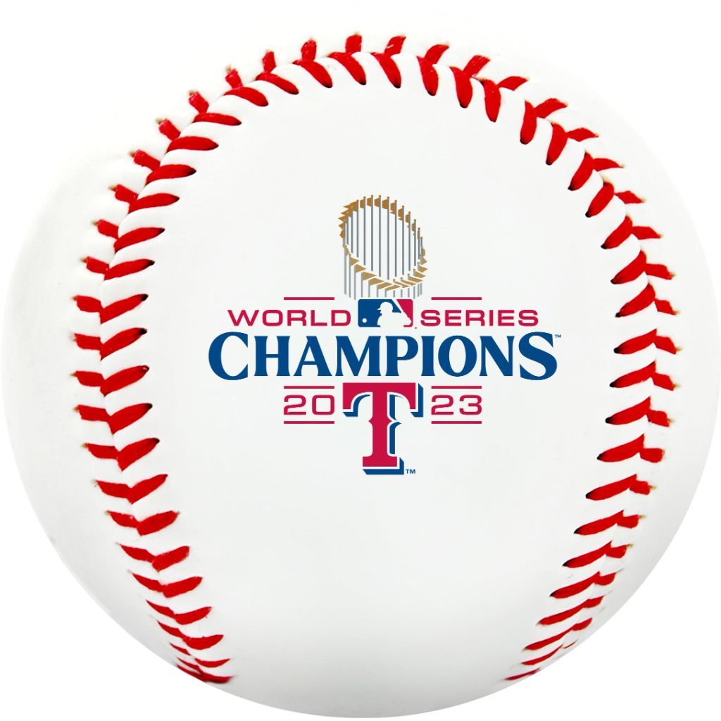 Rawlings Official 2023 World Series Champions Commemorative Baseball - Texas Rangers