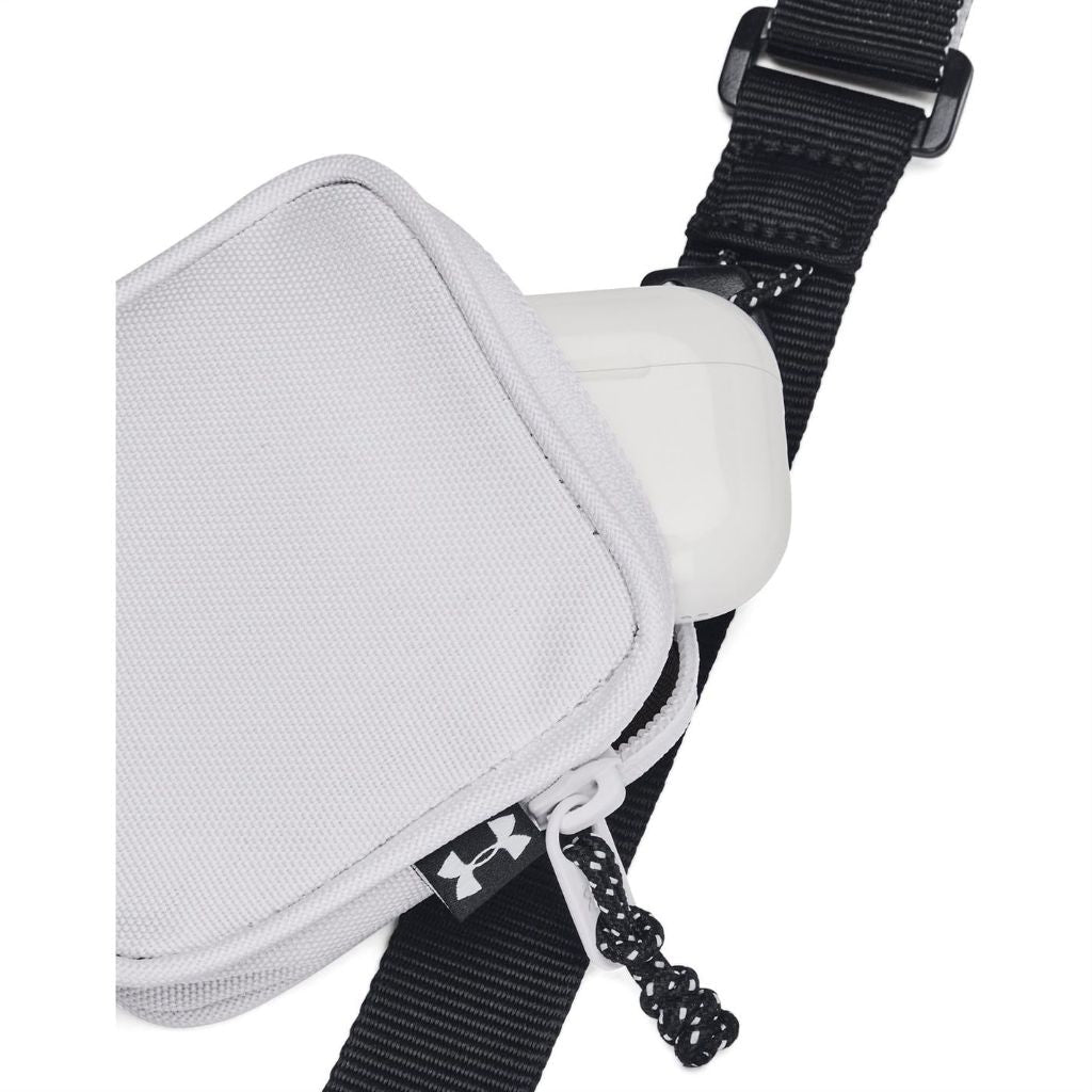 Under Armour Loudon Crossbody Bag - Black/White, Small