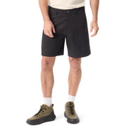BASS OUTDOOR Men's Water Repellent Front Zip Traveler Short with 4 Pockets - Caviar, Size 36