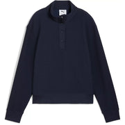 SZ S, Puma Golf Women's Boulder 1/2 Snap Pullover - Deep Navy, Small