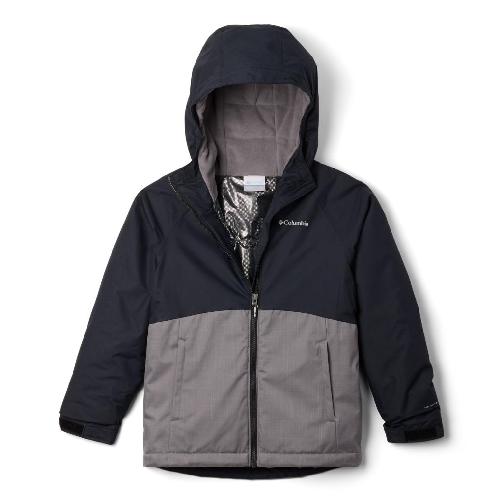 Columbia Toddler Alpine Action III Jacket - City Gray Melange/Black, Size 2T