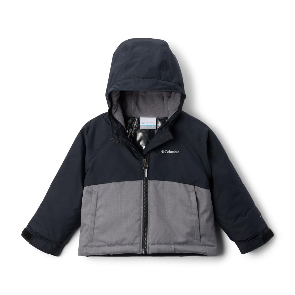 Columbia Toddler Alpine Action III Jacket - City Gray Melange/Black, Size 2T