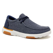 OrthoComfort Men's Orthopedic Slip-On Loafer Walking Shoes - Denim, Size 14