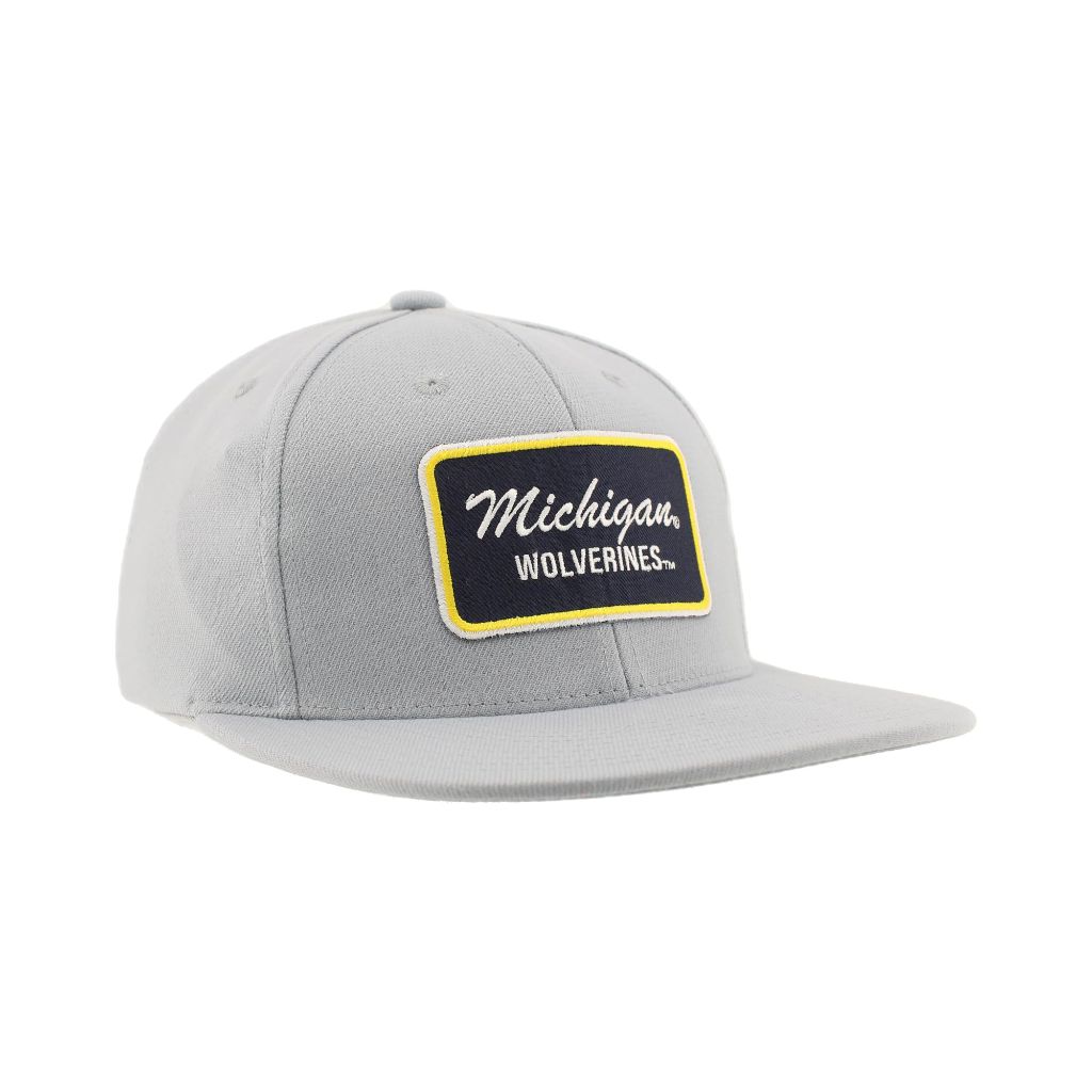 Zephyr Fitted Hat - Michigan Wolverines (M15Z), Light Gray (Large)