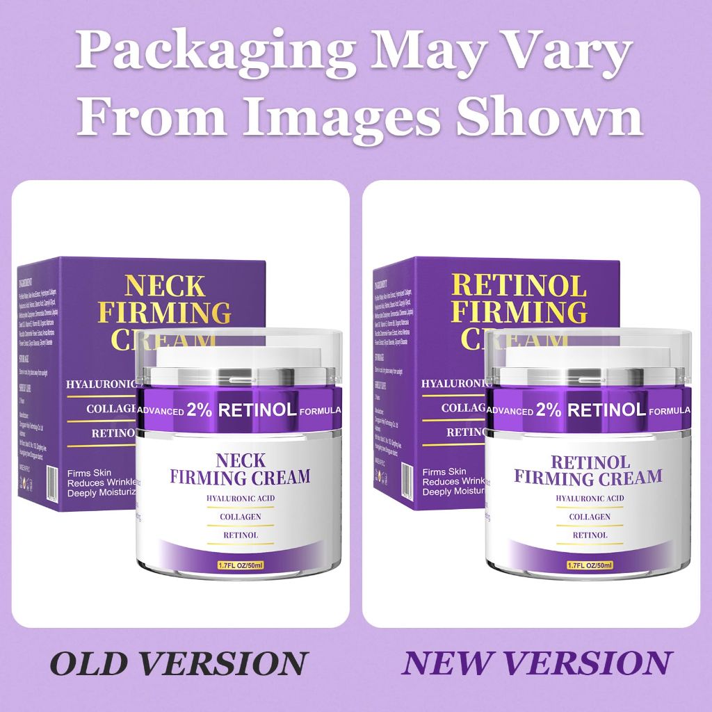 Retinol Firming Cream for Face & Neck w/Hyaluronic Acid, Collagen, & Retinol - 1.7 fl. oz.