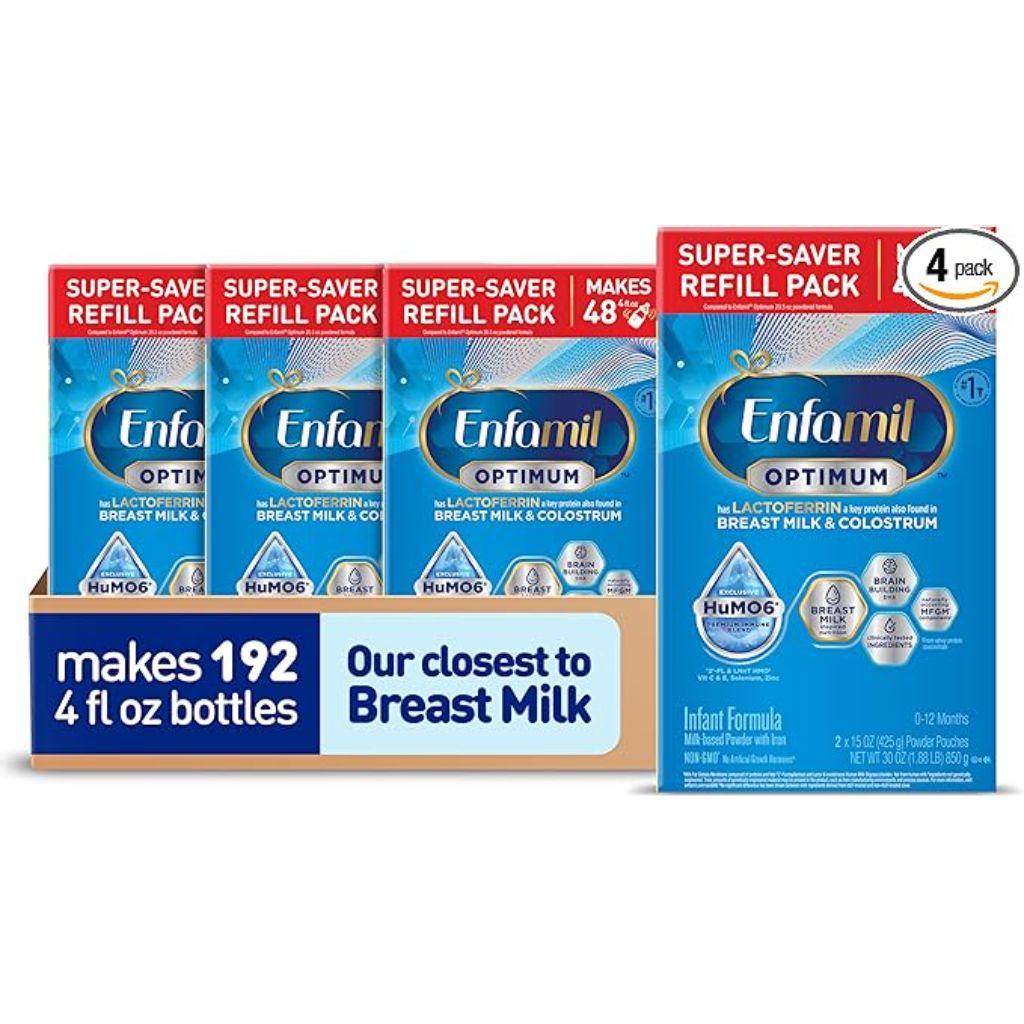 Enfamil Optimum Infant Formula Powder Refill Box - 30oz (4 Pack)