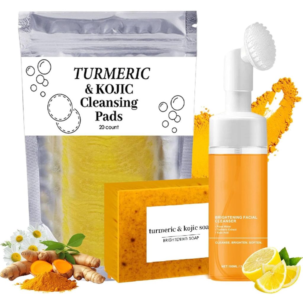 Turmeric Wash and Care 3 Piece Skin Care Set: Turmeric Trio