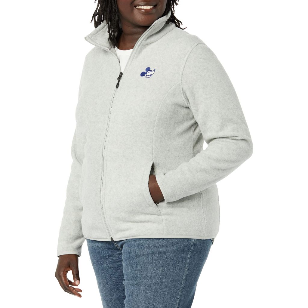Amazon Essentials Women's Disney Polar Fleece Full-Zip Jacket - Happy Mickey, XX-Large