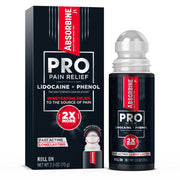 Absorbine Jr. Pro Maximum Strength Lidocaine & Phenol Roll-On Pain Relief Stick - 2.5 oz