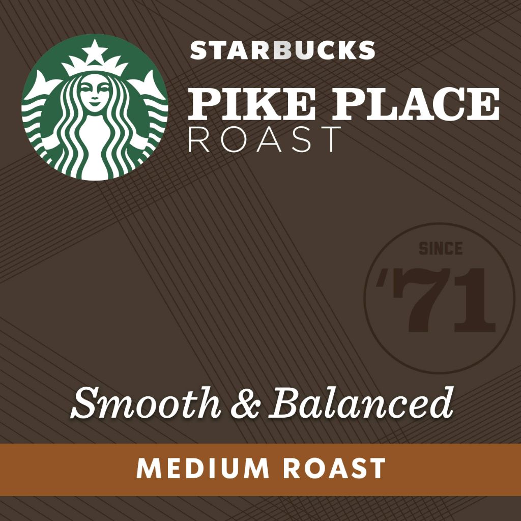 Starbucks Nespresso Original Line Pike Place Coffee Capsules, 100ct