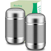 Bixobag Refrigerator Odor Eliminator Fridge Deodorizer 2Pcs, Activated Carbon, Lasts 10 Years