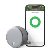 August Home Wi-Fi Connected Smart Keyless Entry Door Lock (‎AUG-SL05-M01-S01) - Silver