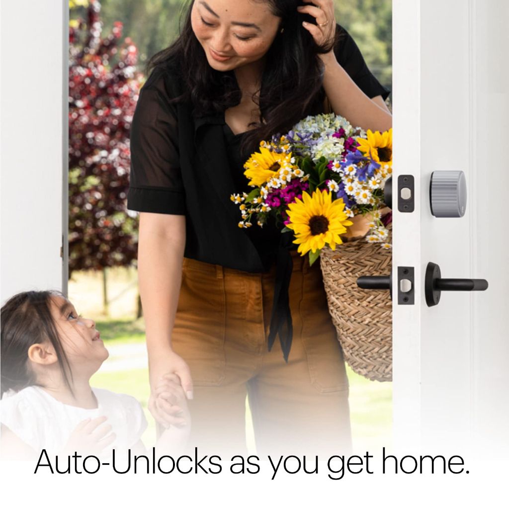 August Home Wi-Fi Connected Smart Keyless Entry Door Lock (‎AUG-SL05-M01-S01) - Silver
