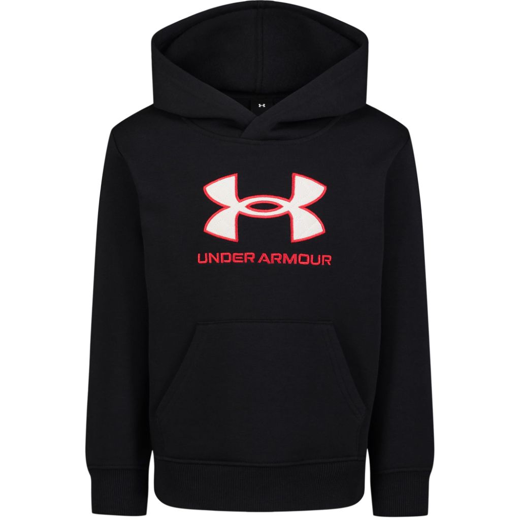 Under Armour Kids' Fleece Pullover Hoodie - Rival Black, Size 2T