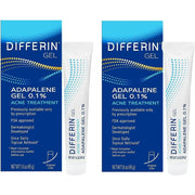 Differin Adapalene Gel 0.1% Acne Treatment - 1.6oz (2 Pack)