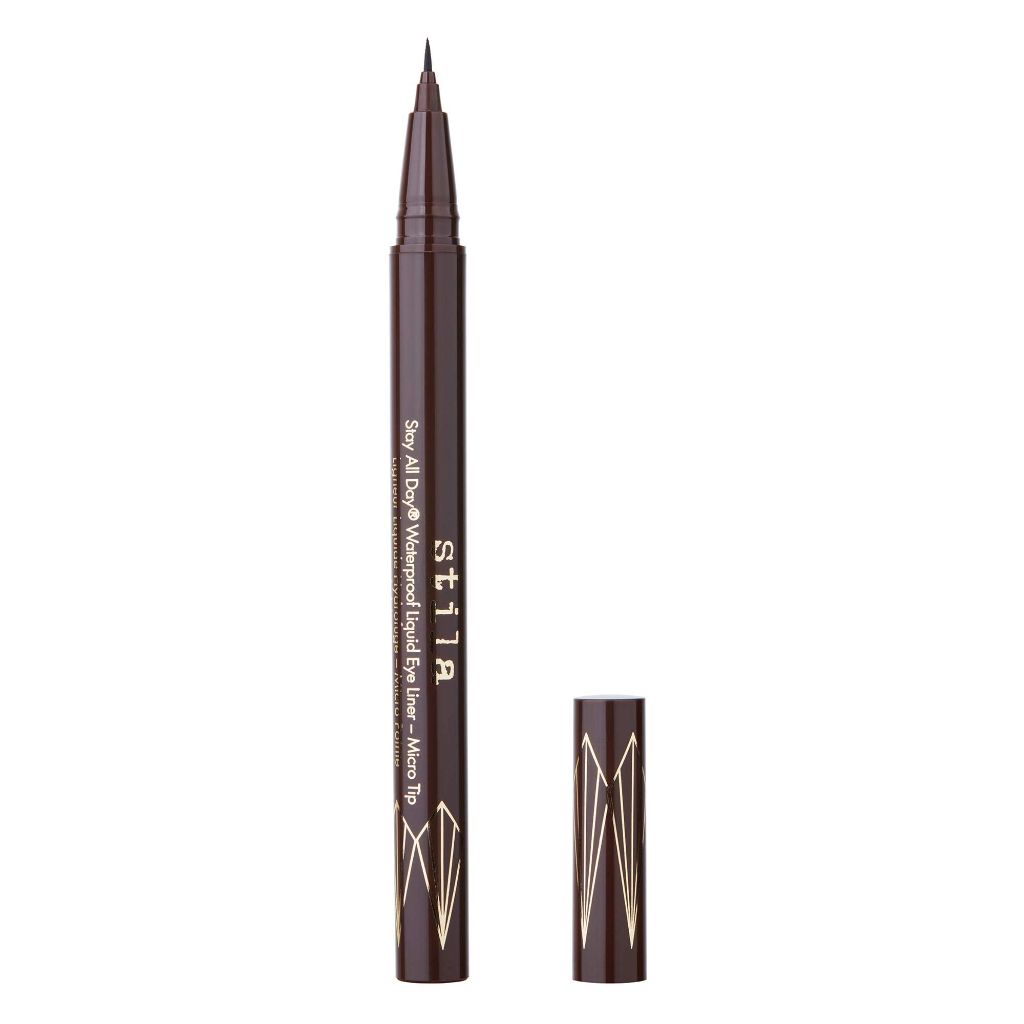 Stila Stay All Day Waterproof Liquid Eye Liner w/Micro Tip - Dark Brown, 1oz.