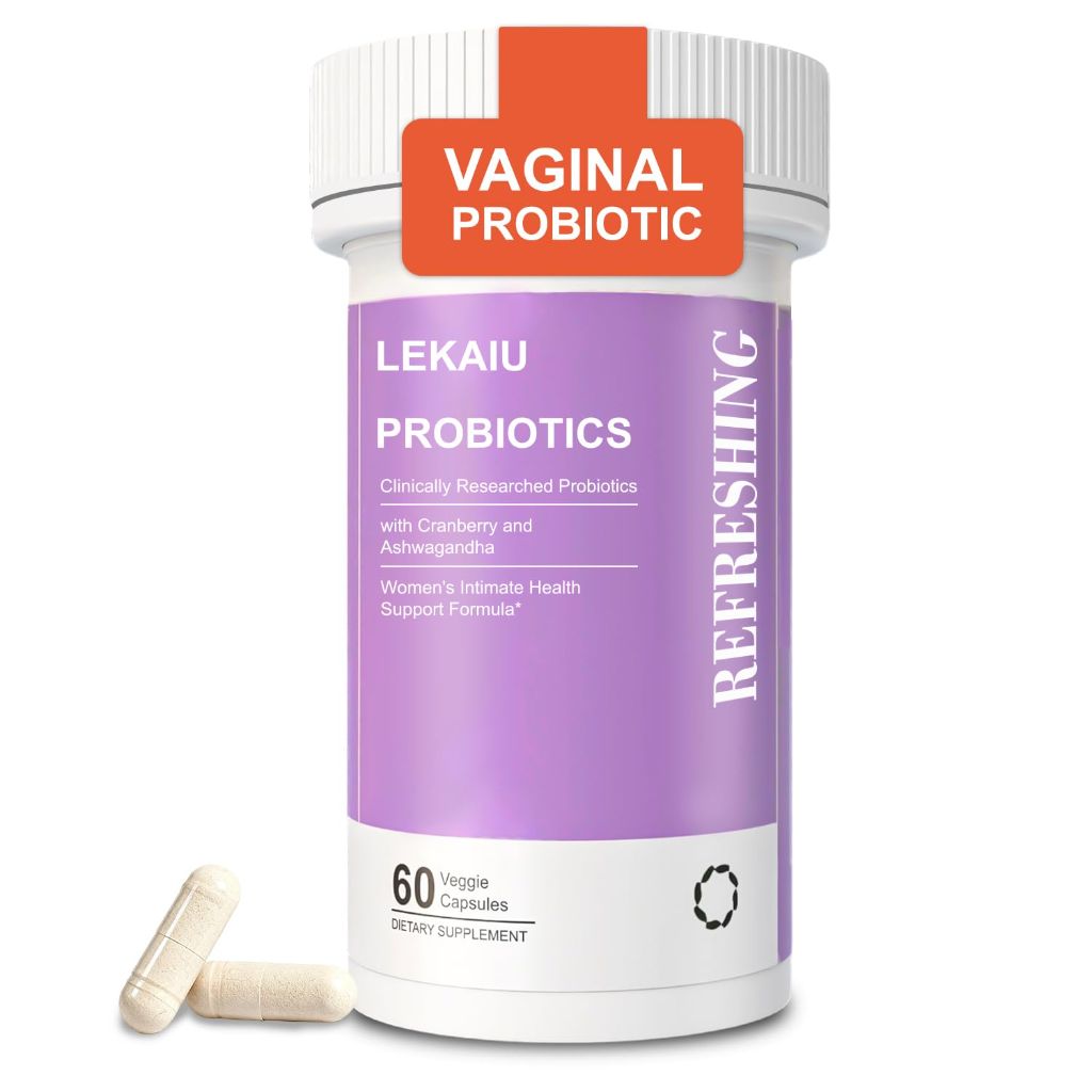 Lekaiu Vaginal Probiotics -Cranberry, 60 Capsules