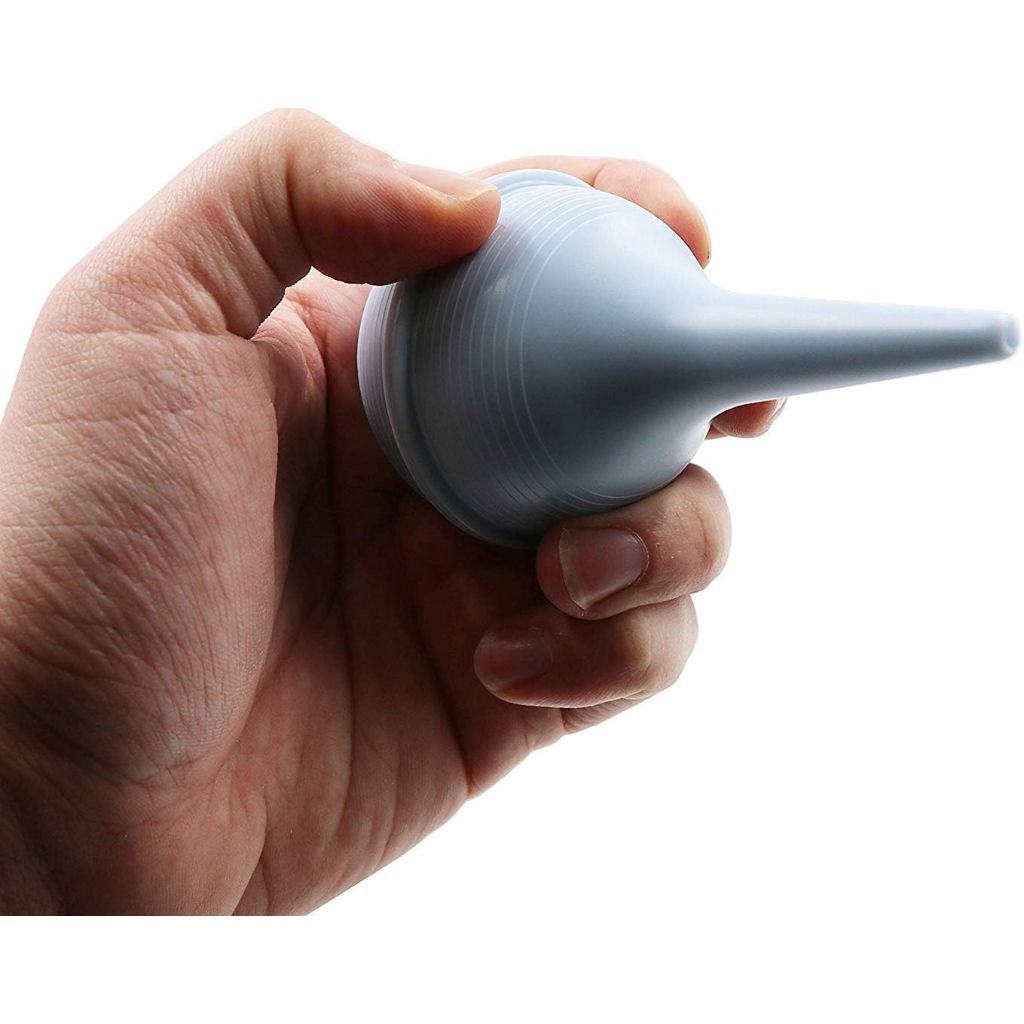 Comfort Axis Baby Nasal Aspirator and Ear Wax Bulb Syringe - Blue, 2 oz (3 Pack)