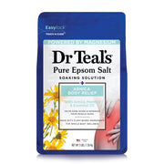Dr Teal's Epsom Salt Magnesium Soaking Solution with Arnica, Menthol & Essential Oils - 3lbs.