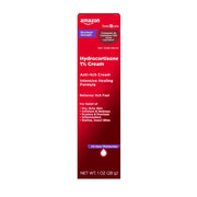 Amazon Basic Care Maximum Strength Anti-Itch Cream, Hydrocortisone 1 Percent Intensive Healing Formula, 1 ounce