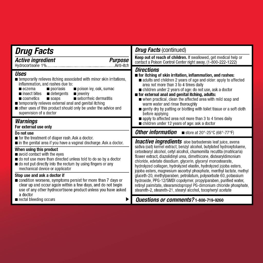 Amazon Basic Care Maximum Strength Anti-Itch Cream, Hydrocortisone 1 Percent Intensive Healing Formula, 1 ounce