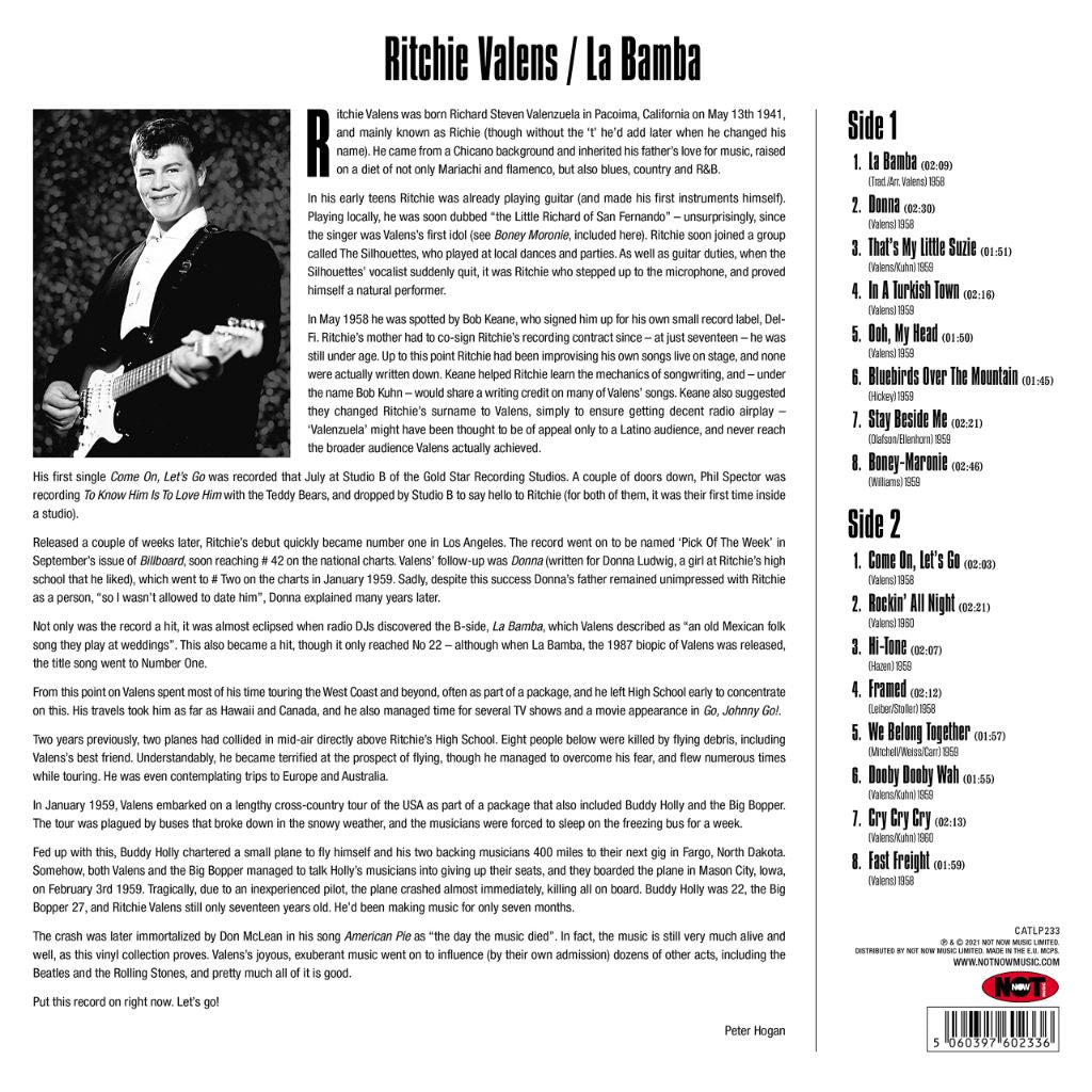 Ritchie Valens: La Bamba (180gm Vinyl)