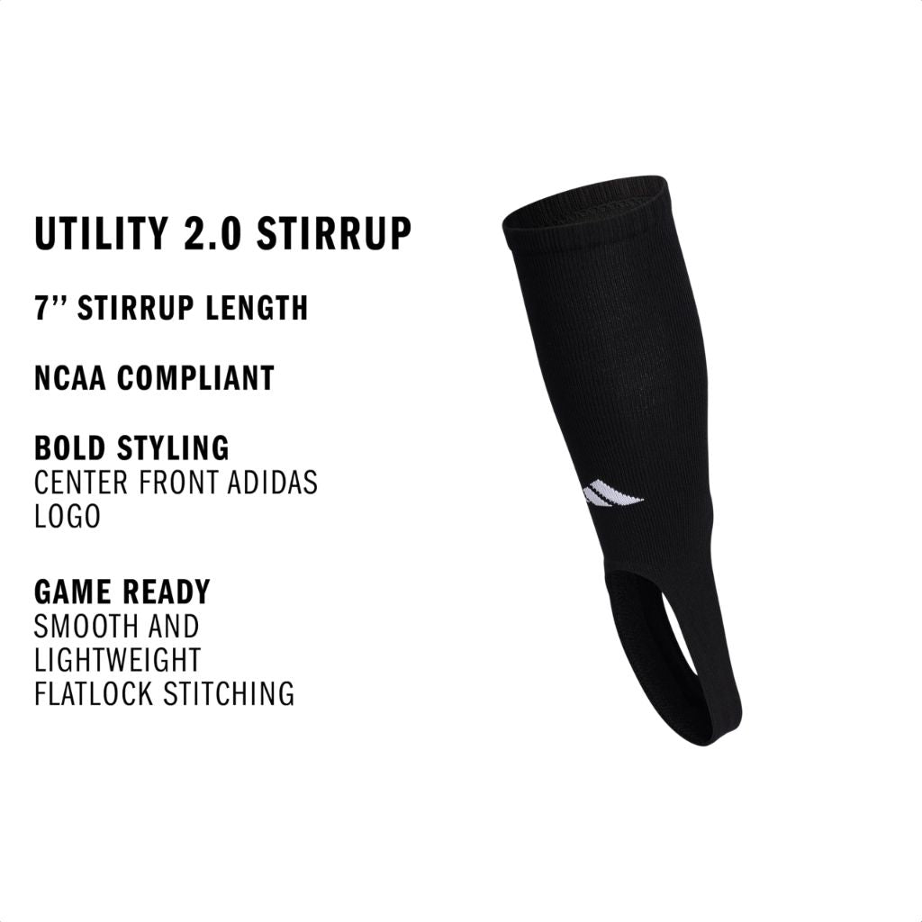 adidas Adult's Baseball/Softball Stirrup Socks - Black, Large