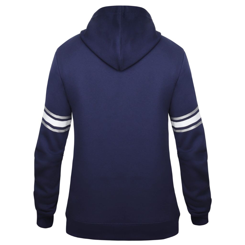 Simapak Women's Classic Athletic Fleece Sweatshirts Hoodie Pullover - Dallas Cowboys, Navy & White (Small)