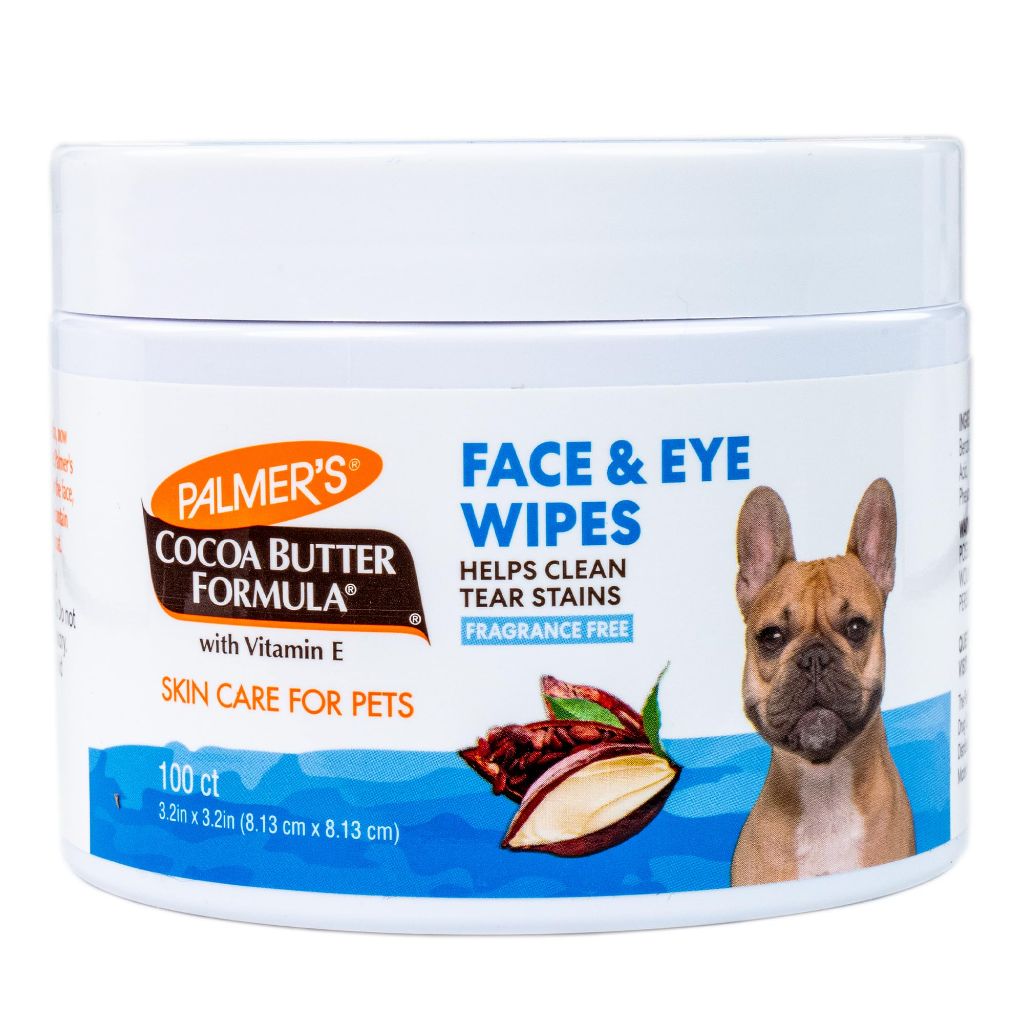 Palmer’s for Pets Face and Eye Dog Wipes with Cocoa Butter - 100 Count
