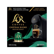 L'OR Coffee Chateau Blend Medium Roast Coffee Capsules, 10ct.