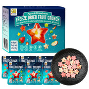 Sungiven Freeze Dried Fruit Crunch Crisps - Apple & Strawberry, 4.2oz (6 Packs)
