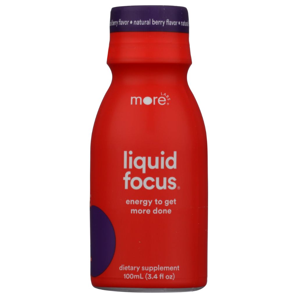 More Labs Liquid Focus Morning Recovery Supplement - Berry, 3.4 fl. oz.