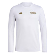 adidas Men's MLS Pre-Game Long Sleeve T-Shirt - Los Angeles Football Club, White (XXL)