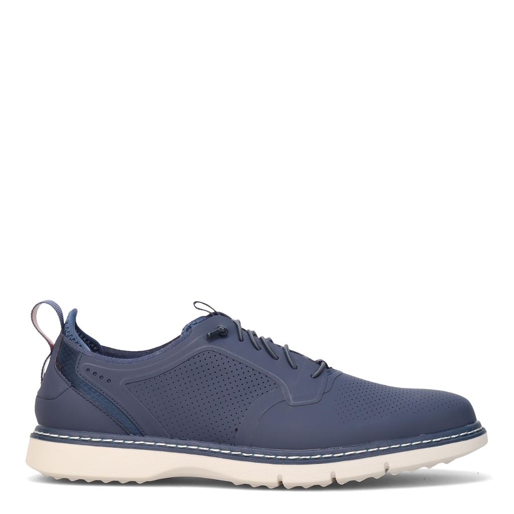 Stacy Adams Men's Synchro Elastic Lace Oxford Shoes - Navy, 12